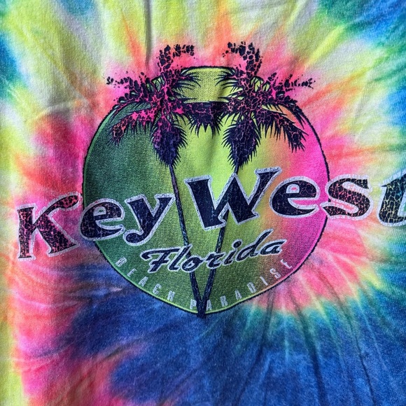 Key West tie dye tshirt Size Medium - Picture 2 of 4